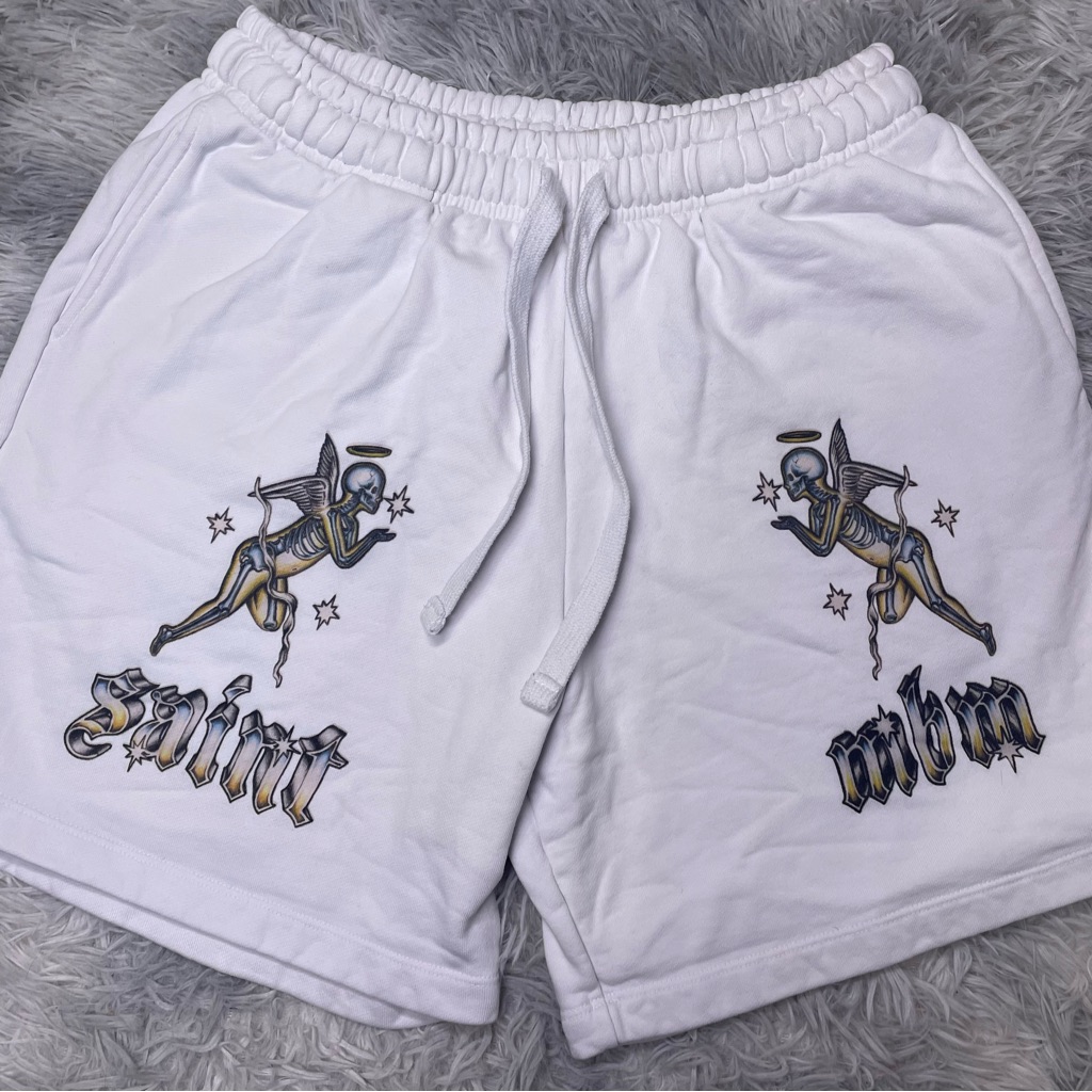 Mbm Gallery Marcos Alvarado Rare Saint Mbm Skeleton Sweatpants Shorts